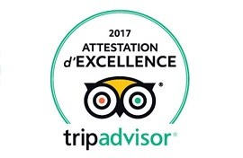 Certificat d'Excellence TripAdvisor