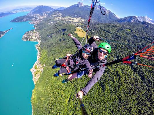 Bapt&#234;me parapente Annecy - Vol EnfantPhoto1