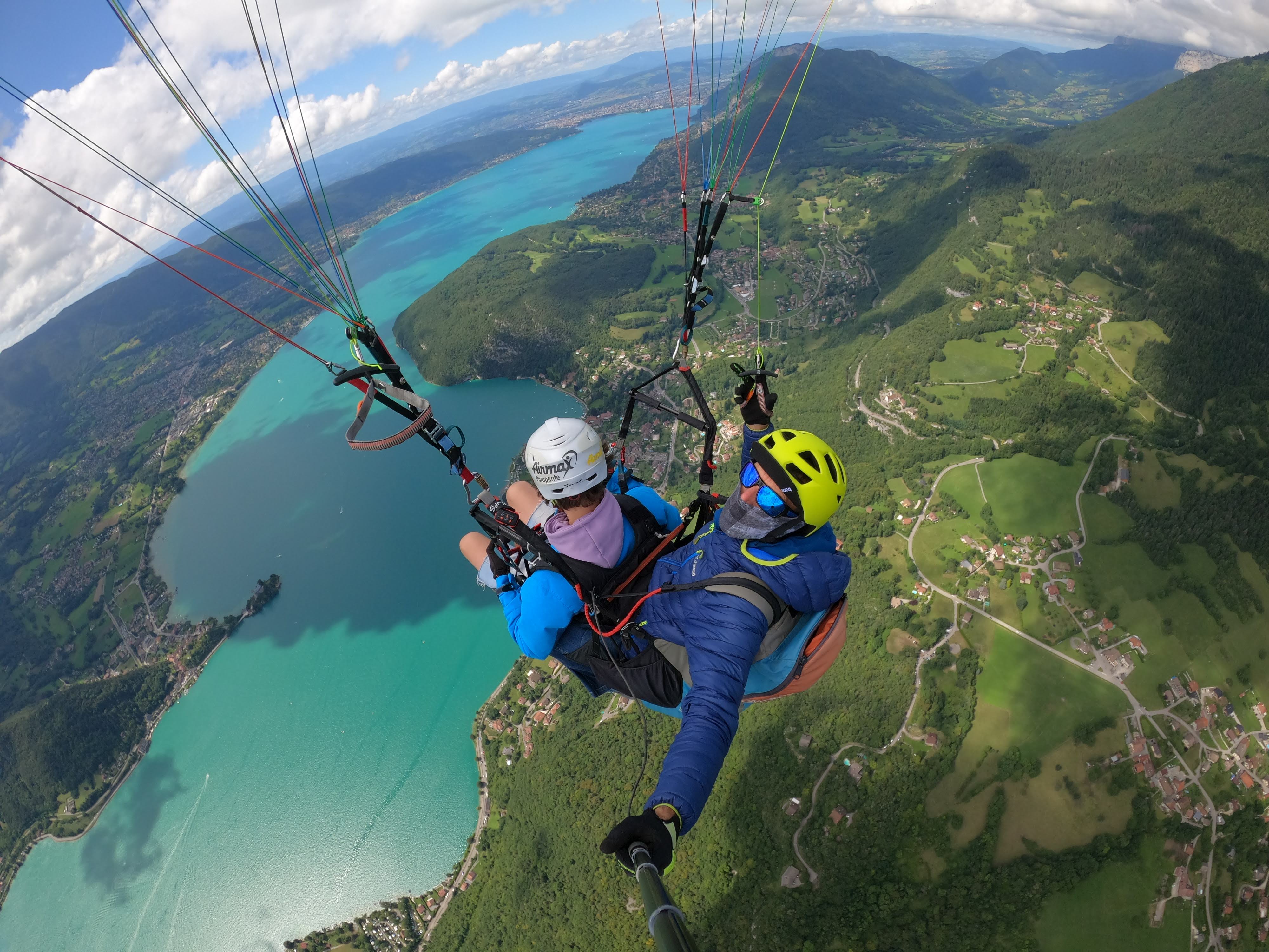 Carte bon pour un vol en parapente | Carte cadeau à imprimer